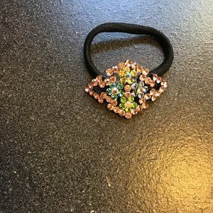NEW Rhinestone Ponytail Holder- Hair Ties / Crystal Hair Accessory